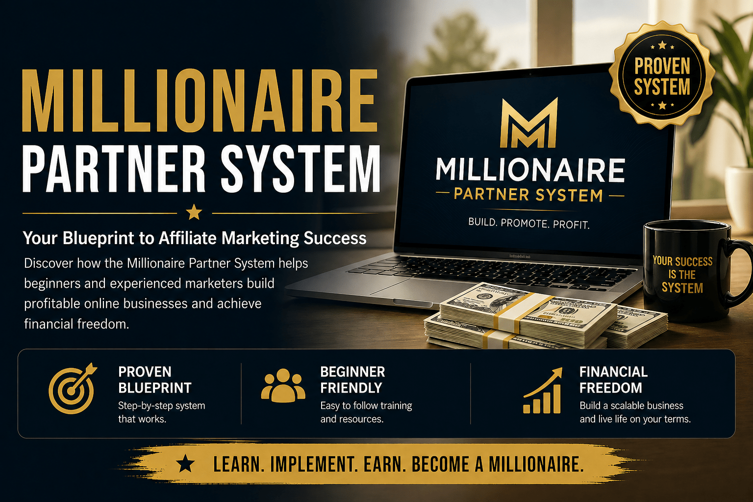 Millionaire Partner System Review 2026: How to make $10k per month online in 60 Days